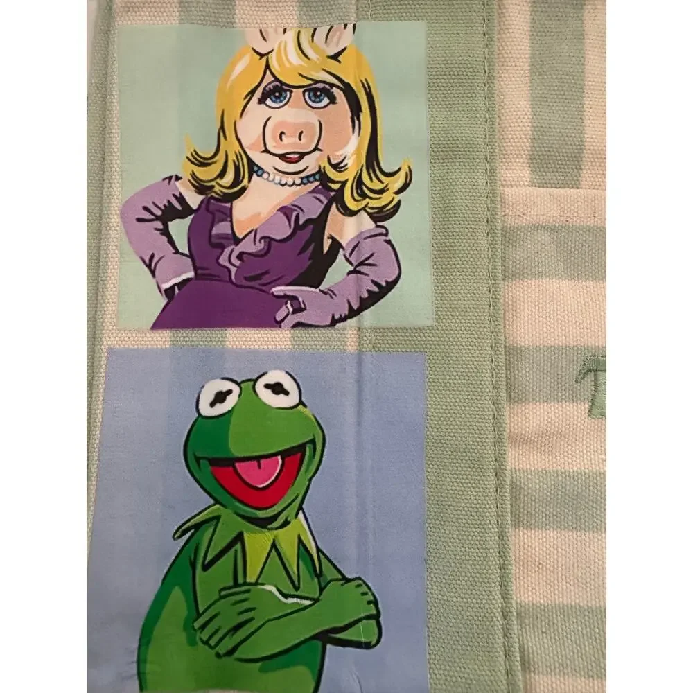 Disney Muppets Striped  Custom Made Trader Joes Mini Tote